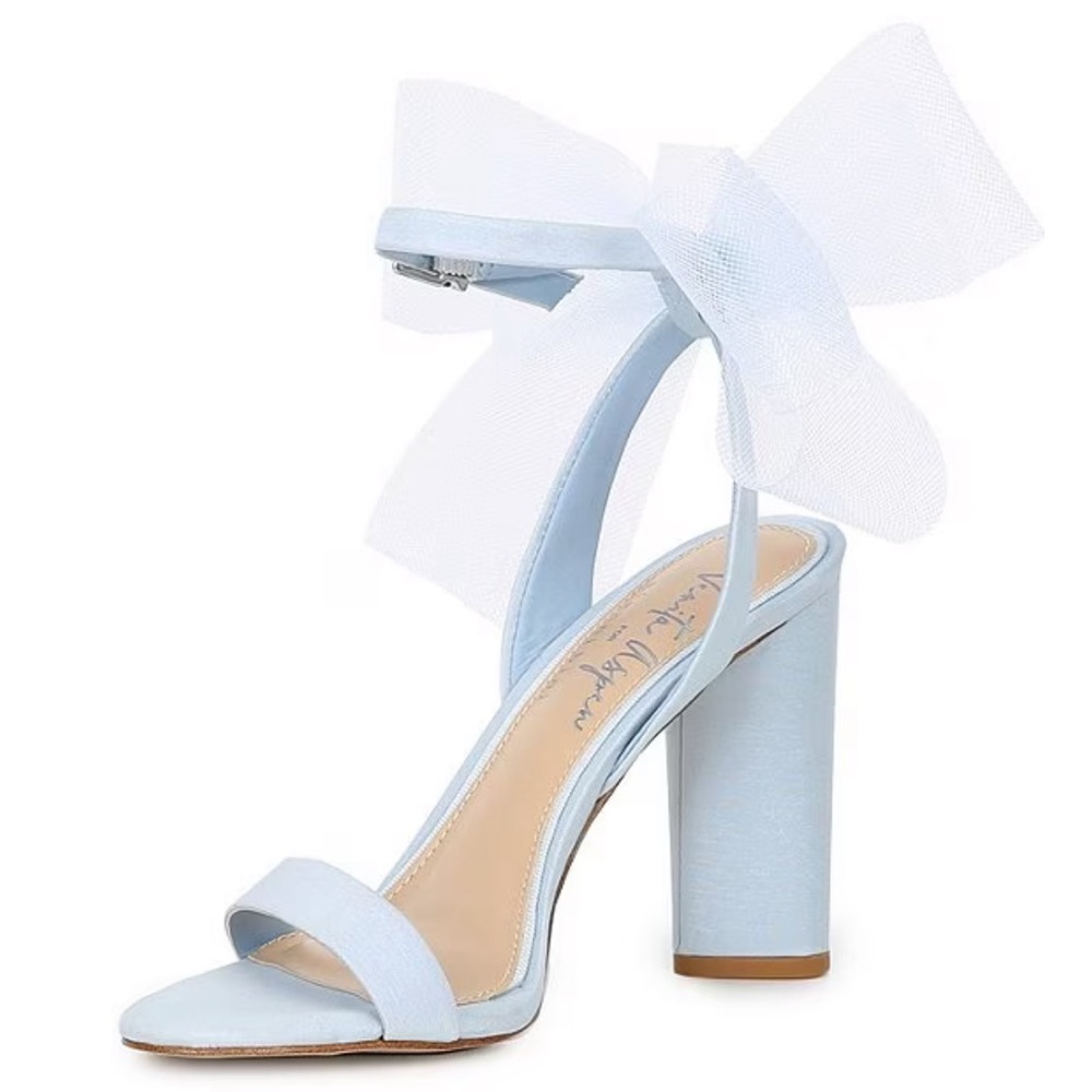 Gianni Bini x Venita Aspen Amena Satin Bow Back Dress Sandals